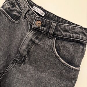 Zara Charcoal Denim Jeans